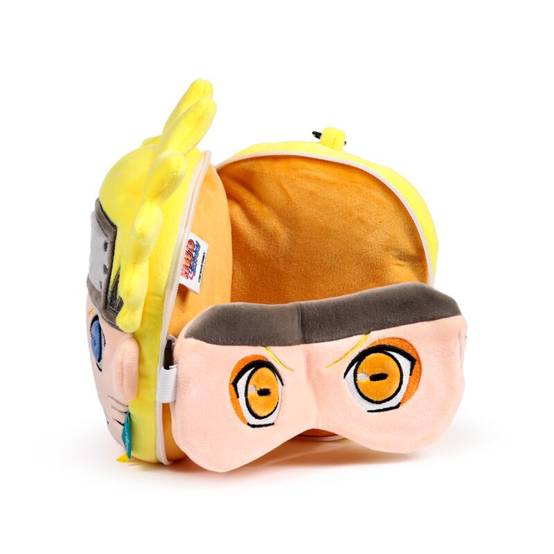 Relaxeazzz Naruto Plush Travel Pillow & Eye Mask