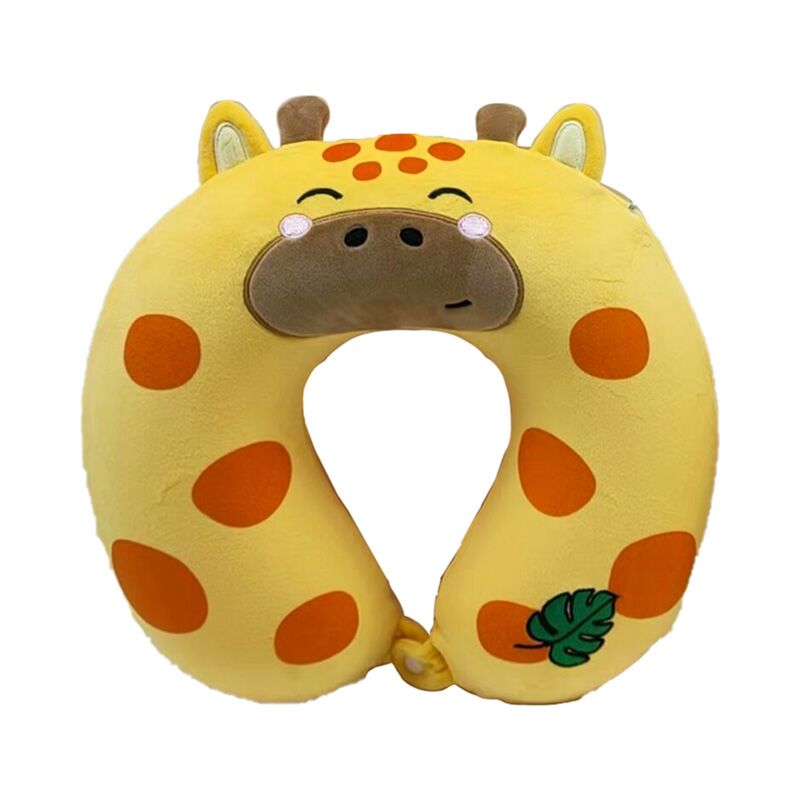 Eleanoras Relaxeazzz Raffi the Giraffe Adoramals Plush Memory Foam Travel Pillow Travel Pillows