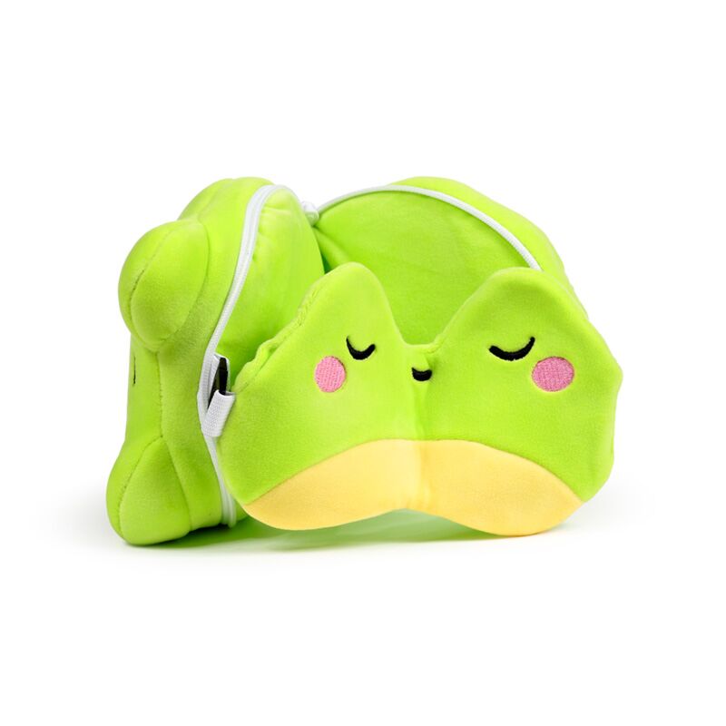 Eleanoras Relaxeazzz Silas the Frog Adoramals Travel Pillow & Eye Mask Travel Pillows