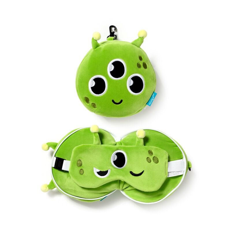 Eleanoras Relaxeazzz Space Cadets Alien Travel Pillow & Eye Mask Travel Pillows