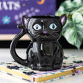 Eleanoras Cute and Creepy Black Cat Mug 