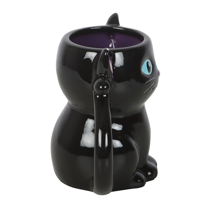 Eleanoras Cute and Creepy Black Cat Mug 