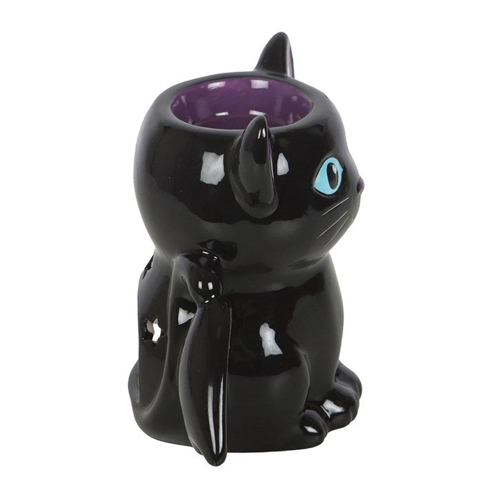Eleanoras Cute and Creepy Bat Cat Oil Burner and Wax Warmer 