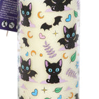 Cute and Creepy Cat Print Lavender Tube Candle