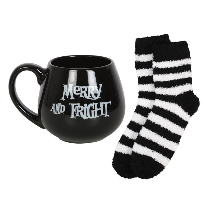 Eleanoras Merry And Fright Mug & Socks Set Mugs