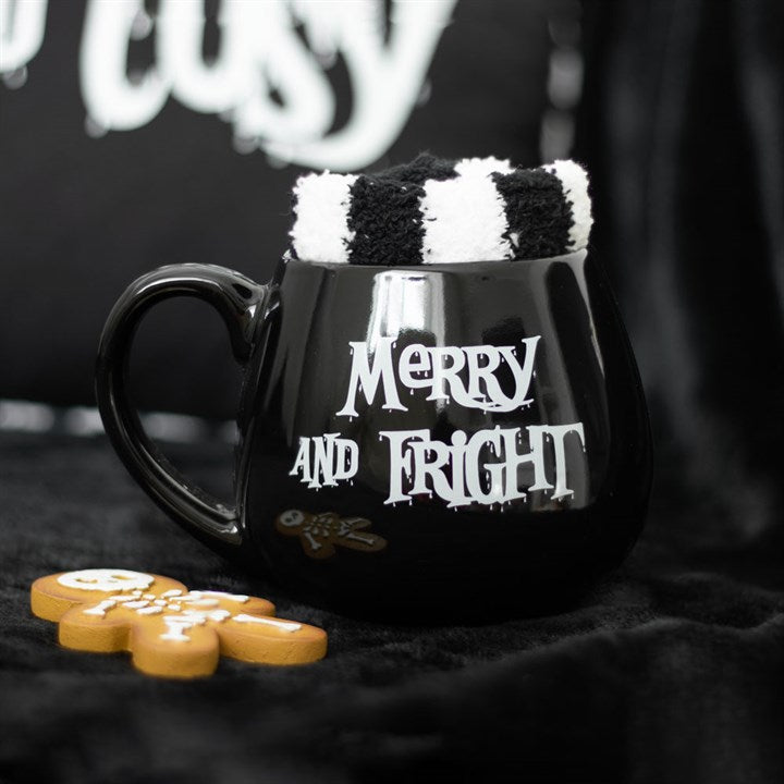 Eleanoras Merry And Fright Mug & Socks Set Mugs