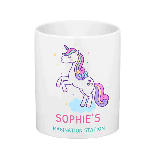 Eleanoras Personalised Unicorn Pencil Pot 