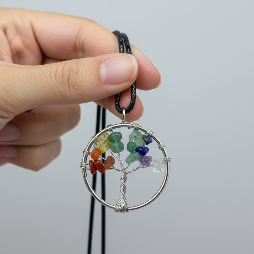 Eleanoras Chakra Tree of Life Pendant Jewellery