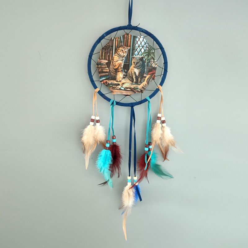 Eleanoras Lisa Parker Purrlock Holmes Cat Dreamcatcher 33cm Dreamcatchers