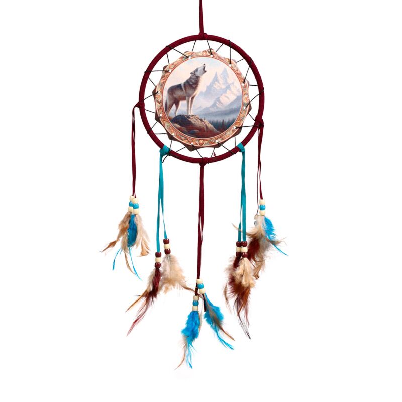 Mountain Wolf Dreamcatcher 16cm
