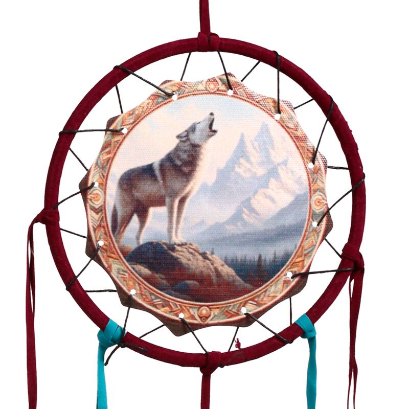 Mountain Wolf Dreamcatcher 16cm
