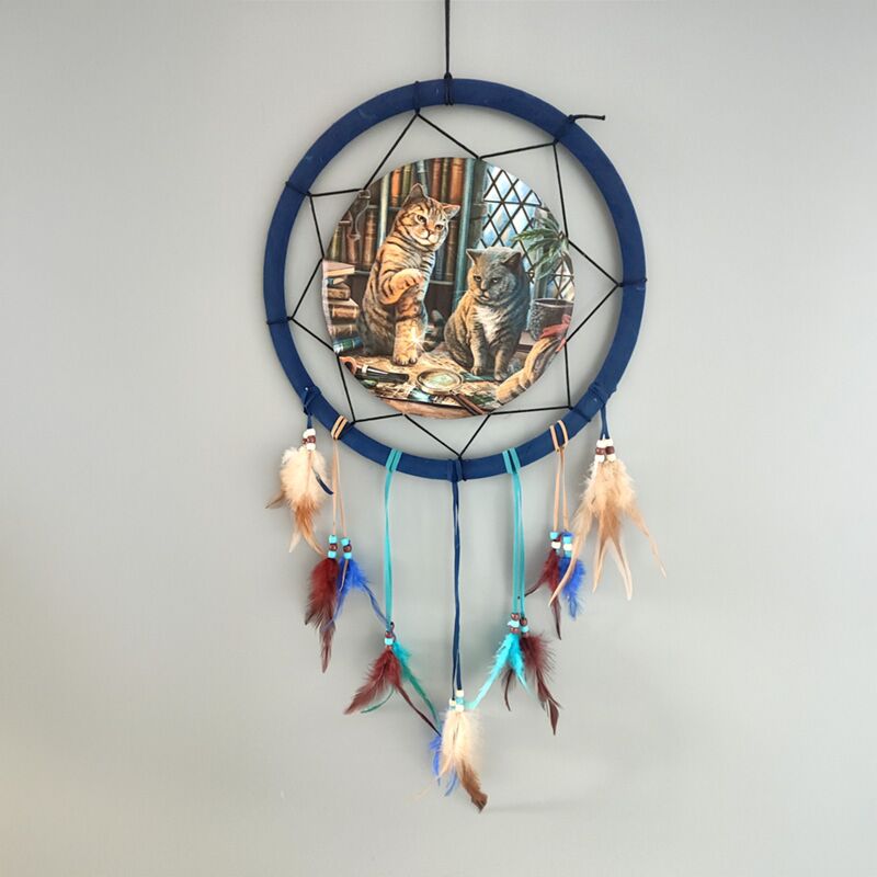 Eleanoras Lisa Parker Purrlock Holmes Cat Dreamcatcher 16cm Dreamcatchers
