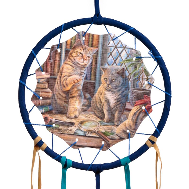 Lisa Parker Purrlock Holmes Cat Dreamcatcher 16cm