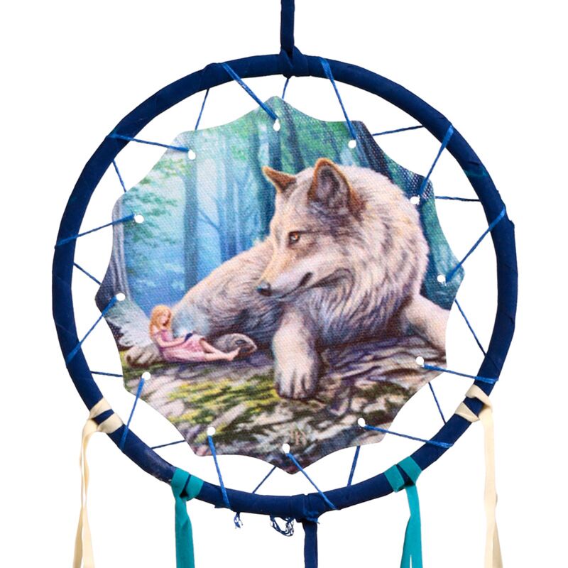 Lisa Parker Fairy Stories Wolf & Fairy Dreamcatcher 16cm