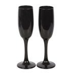 Eleanoras Set of 2 Dead Thirsty Champagne Flutes Glassware