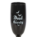 Eleanoras Set of 2 Dead Thirsty Champagne Flutes Glassware