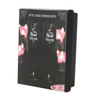 Eleanoras Set of 2 Dead Thirsty Champagne Flutes Glassware