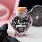 Eleanoras Love Potion Decorative Glass Heart Potion Bottle 