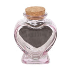 Eleanoras Love Potion Decorative Glass Heart Potion Bottle 