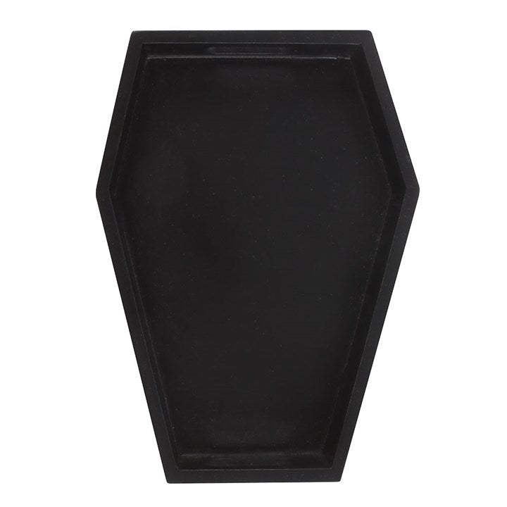 Eleanoras Plain Black Coffin Trinket Tray Trinket Dishes
