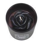 Black Rose Candle with 3D Roses