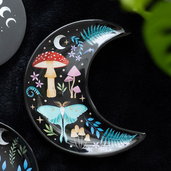 Eleanoras Crescent Moon Dark Forest Trinket Dish Jewellery Storage