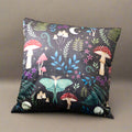 Eleanoras Dark Forest Print Square Cushion Cushions & Covers
