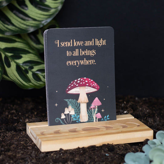 AFFIRMATION CARDS WITH WOODEN STAND Affirmation Cards from Eleanoras