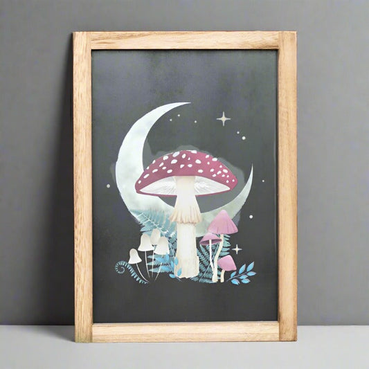 FOREST MUSHROOM FRAMED PRINT Framed Prints from Eleanoras