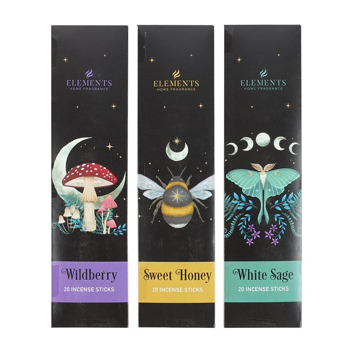 Eleanoras Set of 3 Dark Forest Incense Stick Packs 