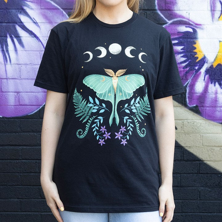 Eleanoras Luna Moth Unisex T-shirt Size L T-Shirts