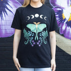 Eleanoras Luna Moth Unisex T-shirt Size S T-Shirts