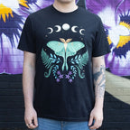 Eleanoras Luna Moth Unisex T-shirt Size S T-Shirts