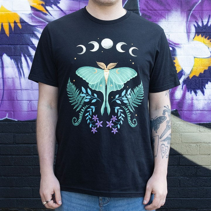 Eleanoras Luna Moth Unisex T-shirt Size XXL T-Shirts