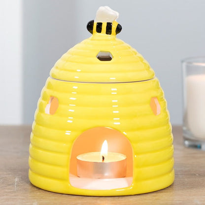 YELLOW BEEHIVE OIL BURNER