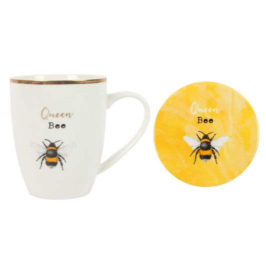 Eleanoras QUEEN BEE MUG & COASTER SET MUGS