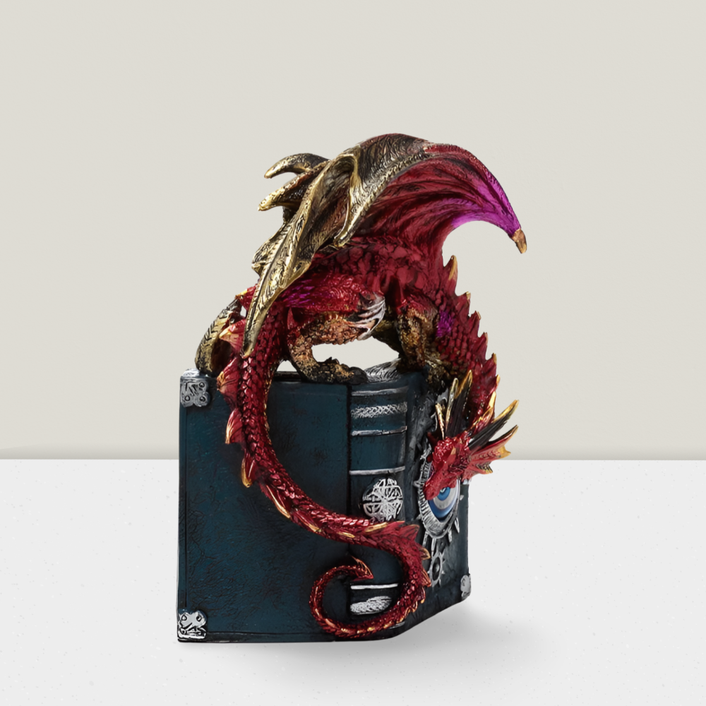 Enchanted Nightmare All Seeing Book Fire Dragon