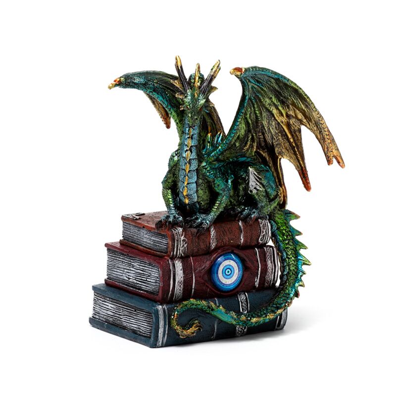 Eleanoras Enchanted Nightmare All Seeing Book Water Dragon Figurines & Sculptures