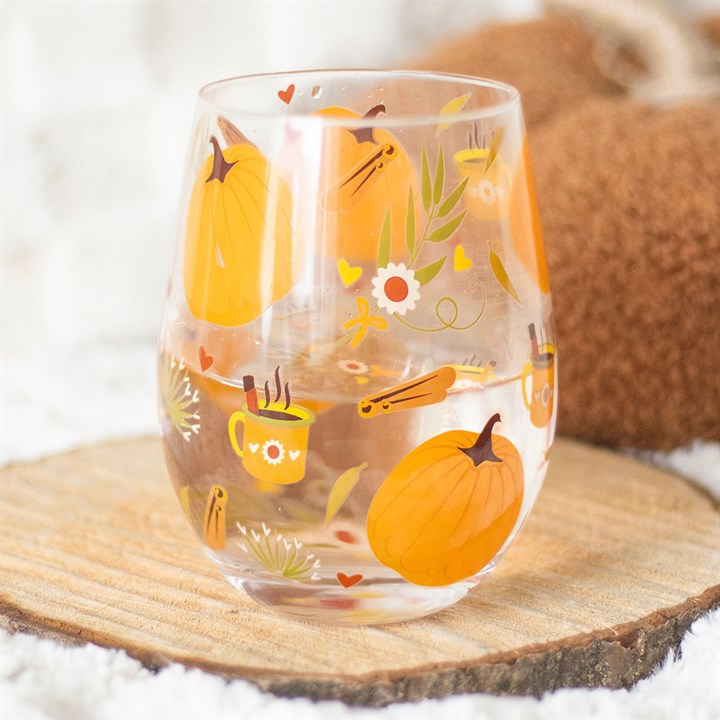 Eleanoras Autumn Days Print Stemless Glass 