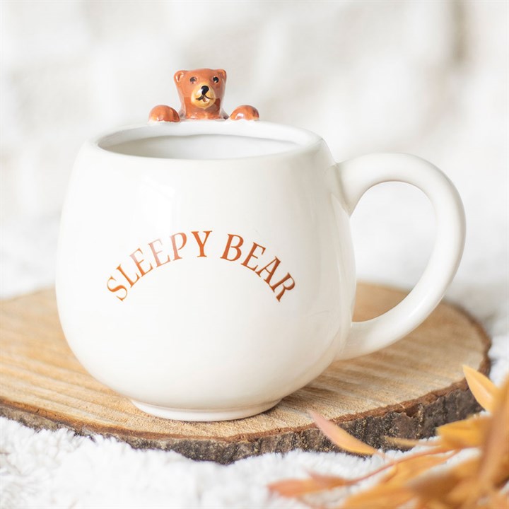 Eleanoras Sleepy Bear Rounded Mug Mugs