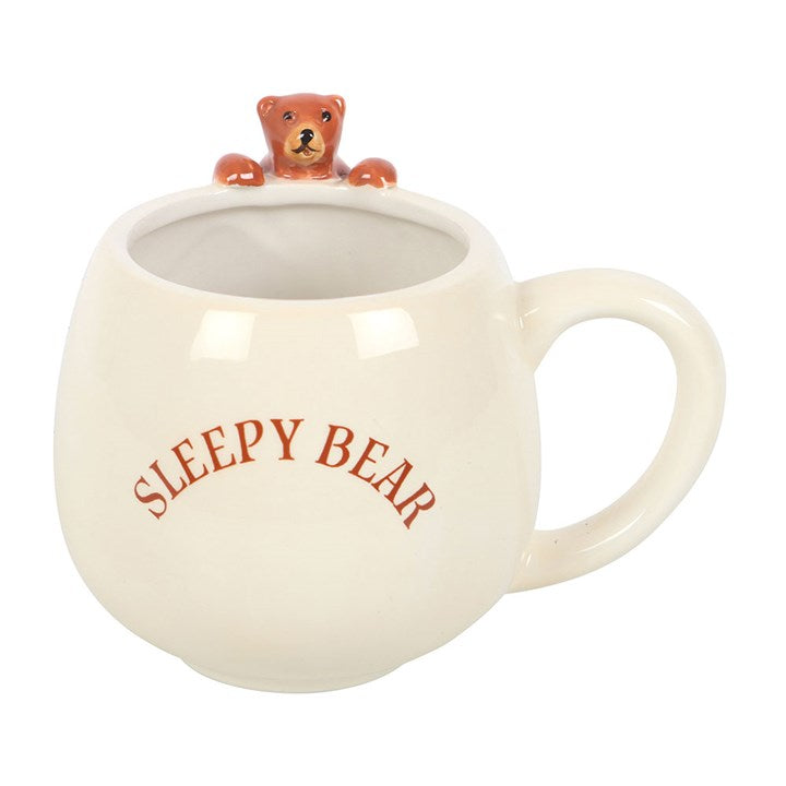 Eleanoras Sleepy Bear Rounded Mug Mugs