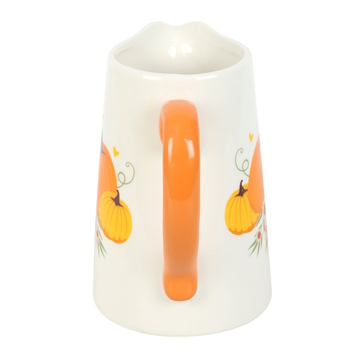 Eleanoras Autumn Pumpkin Ceramic Flower Jug Vases