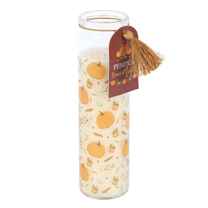 Eleanoras Pumpkin Print Tube Candle 