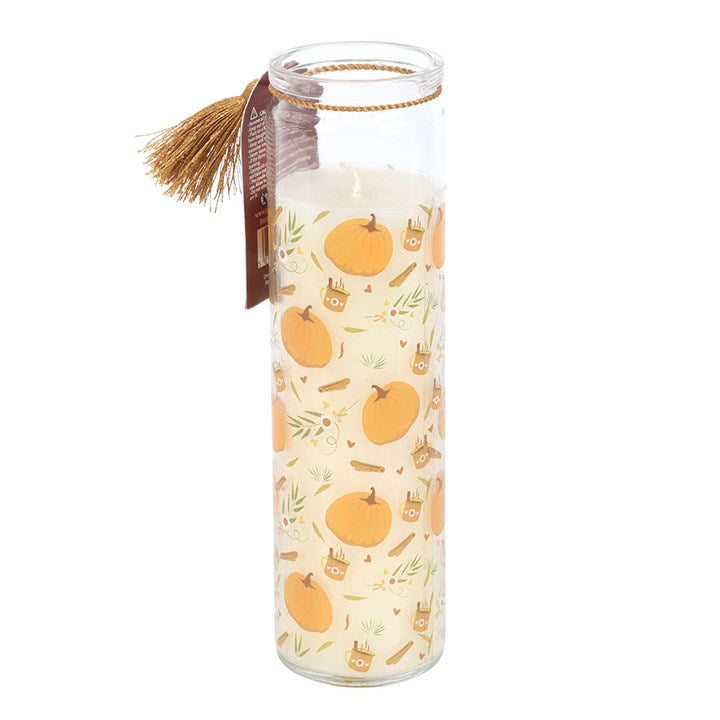 Eleanoras Pumpkin Print Tube Candle 