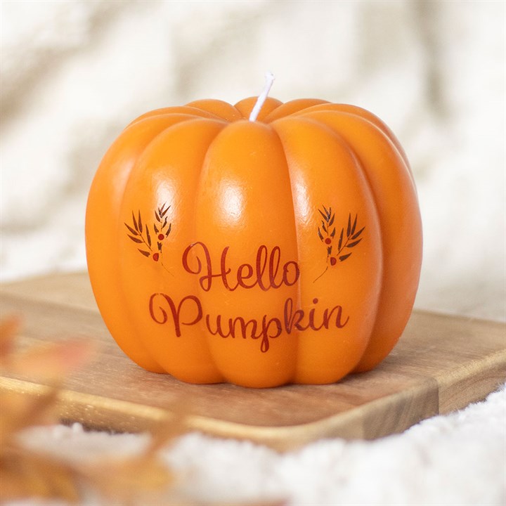 Eleanoras Hello Pumpkin Shaped Candle Candles