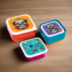 Eleanoras Day of the Dead Set of 3 Lunch Boxes Lunch Bags & Boxes