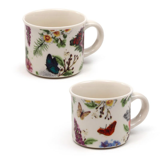 Eleanoras BUTTERFLY MEADOWS SET OF 2 ESPRESSO CUPS Cups