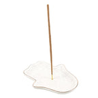 White Hand of Hamsa Incense Holder and Trinket Dish