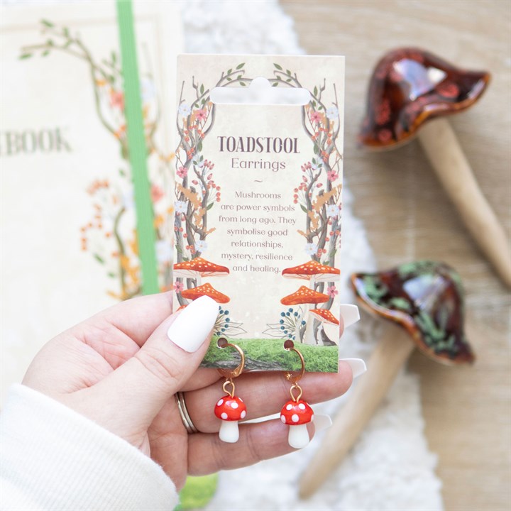 Eleanoras Toadstool Dangle Earrings Jewellery
