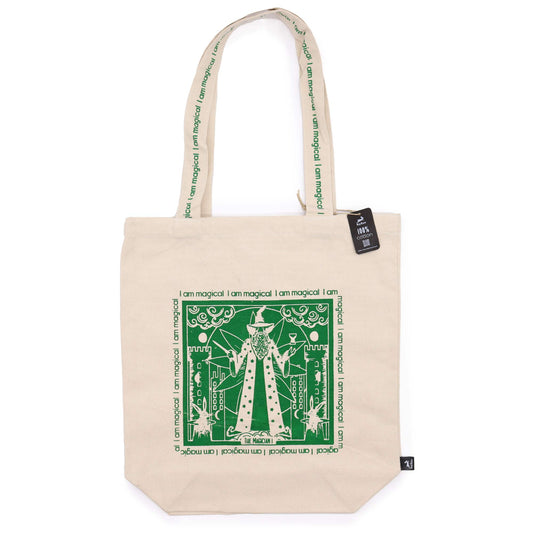 I AM MAGICAL HOP HARE TOTE BAG TOTES & SHOPPING BAGS from Eleanoras